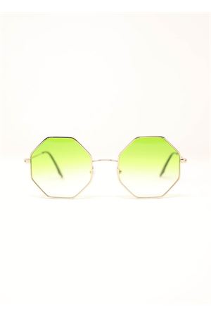Women's sunglasses with gradient green lenses Medy Ooh | B403VERDE